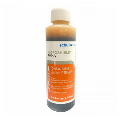 Microshield PVP-S 10% Povidone-Iodine Solution 100ml