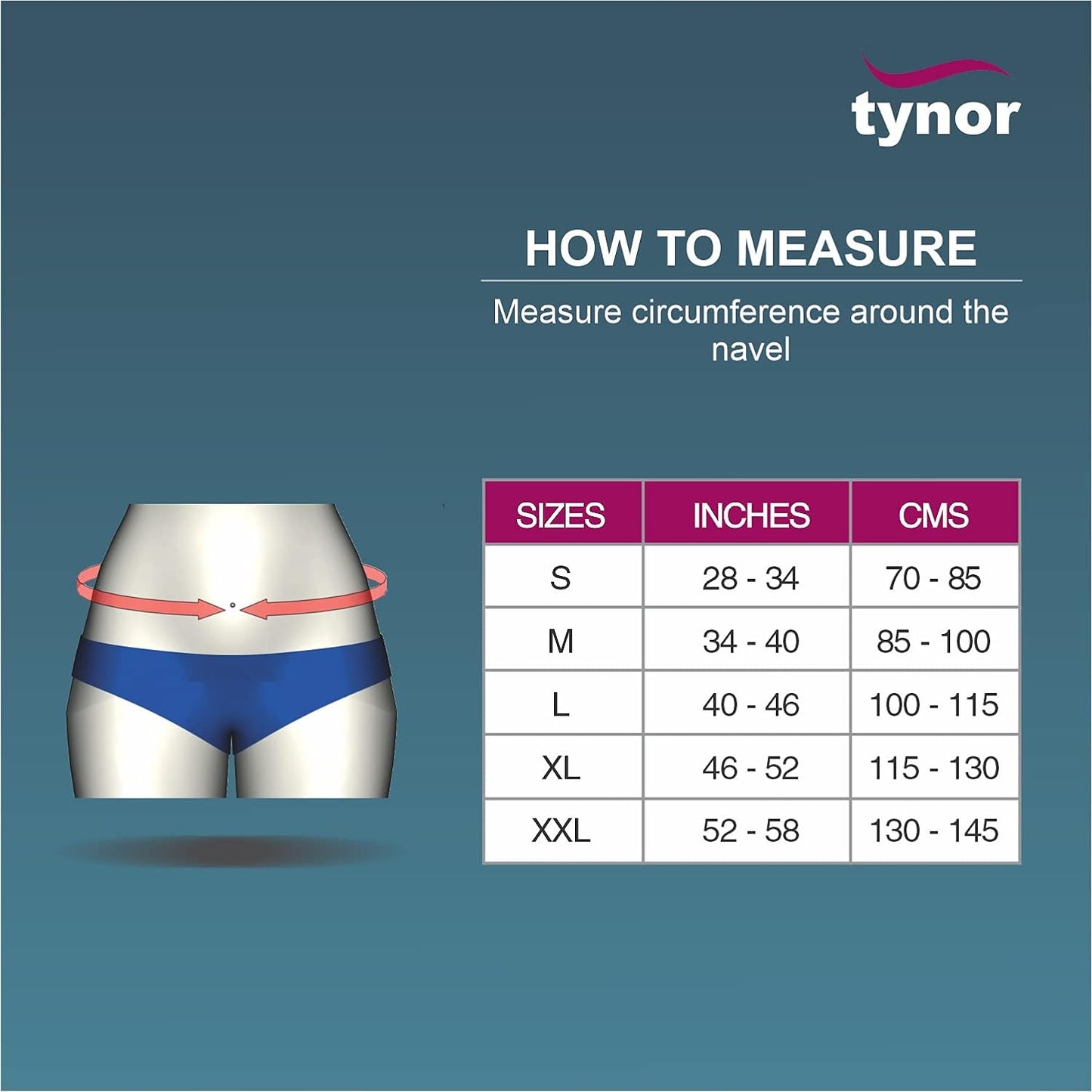 Tynor Abdominal Support breathable elastic webbing detail