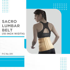 Vissco 0111 lower back support belt with anatomical design and supportive back stays