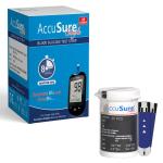 AccuSure Simple Blood 25 Glucometer Strips