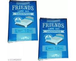 fiends underpads product image in white back ground