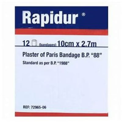 BSN Rapidur Plaster of Paris Bandage 10 cm x 2.7 meter orthopedic POP casting bandage for fracture immobilization and orthopedic care