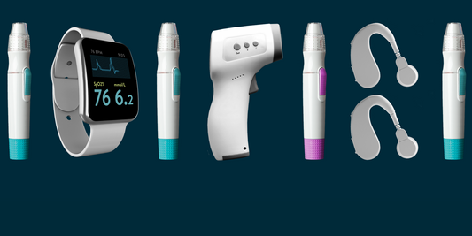 Medical device industry trends - smartwatch health monitor, infrared thermometer, insulin pens, and hearing aids