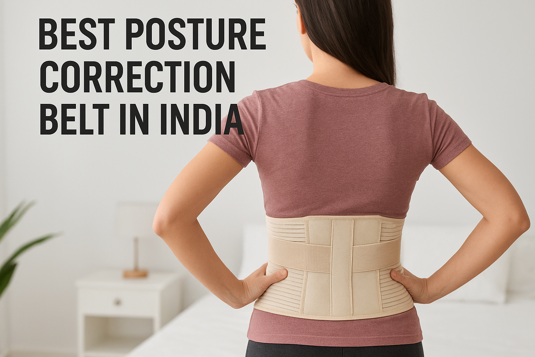 Posture correction belts in India – Dorso Lumbar and Vissco back support belts.