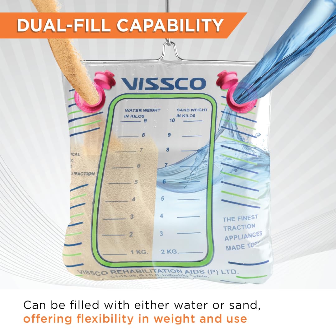 Vissco 0206 Traction Water and Sand Weights Bag (Universal)