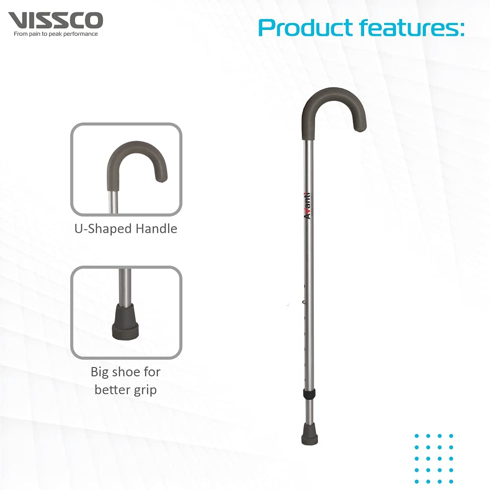 Vissco 0910 Avanti U Shape, Walking Stick