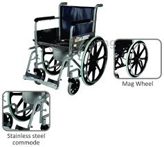 Vissco 0969 Comfort Wheelchair with Commode