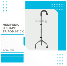 Vissco 0977 Medipedic U-Shape Tripod Walking Stick