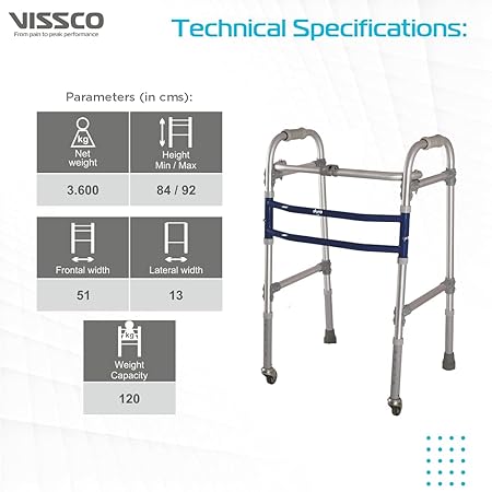 Vissco 2901 Dura Max Universal Walker