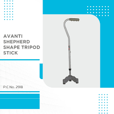 Vissco 2918 Avanti New Tripod Shepherd Shape Stick Universal