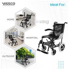 Vissco 2949 Imperio Institutional Wheelchair with  Wheels