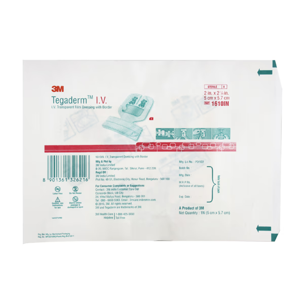 3M Tegaderm 1610IN IV catheter dressing