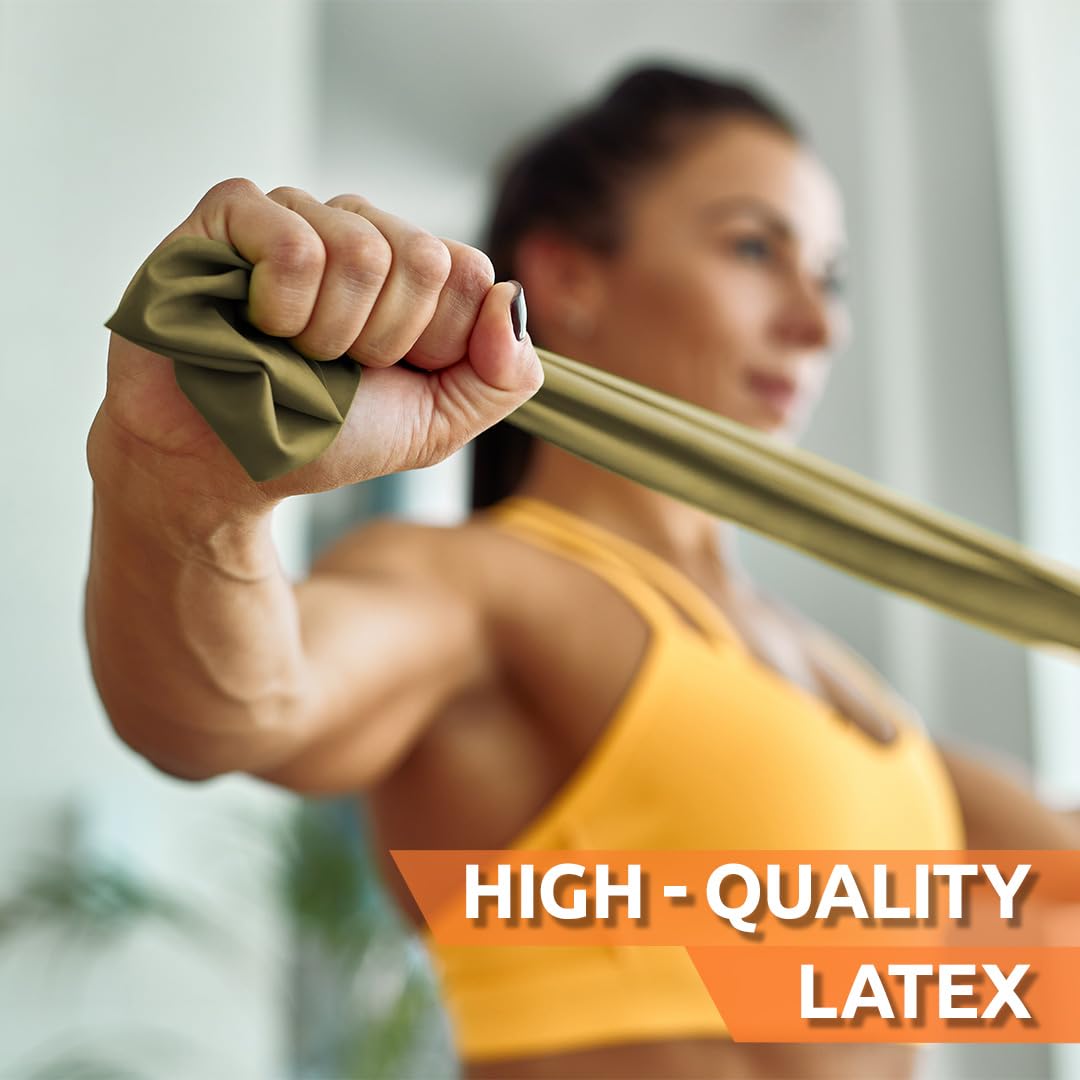Vissco Active Band for Exercise, Heaviest Resistance (Golden)-4042GD