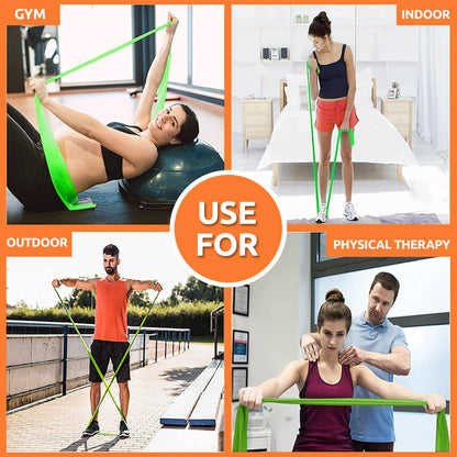 Vissco Active Band for Exercise, Medium Resistance (Green)-4042GN