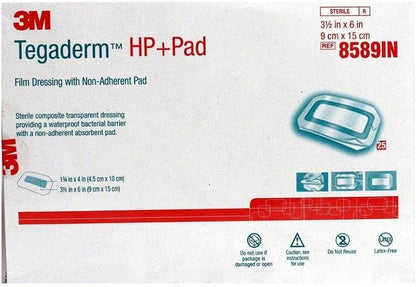 3M Tegaderm HP + Pad Film Dressing 8589IN