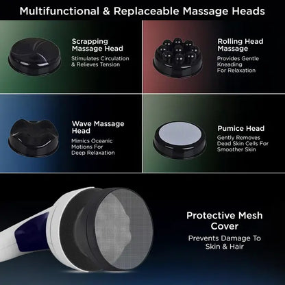 Dr Physio USA 1033 Electric Full Body Massager | 4 Massage Heads