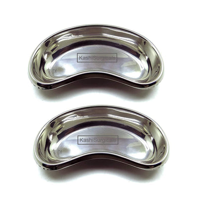 8 inch stainless steel kidney tray set of 2