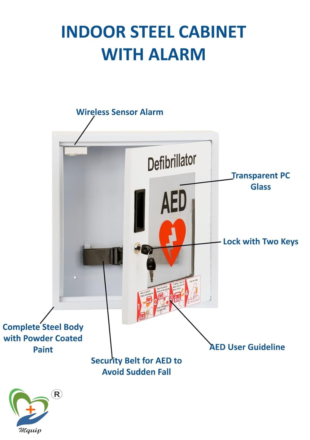 AED Cabinet with Alarm