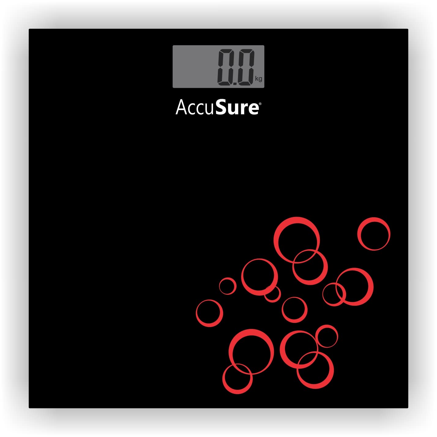 AccuSure B-15 digital bathroom weighing scale 180 kg