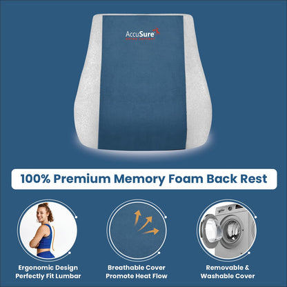 AccuSure Back Rest R1 ergonomic lumbar support