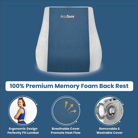 AccuSure Back Rest R1 ergonomic lumbar support
