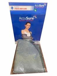 AccuSure E6 elastic pouch arm sling Ethafoam shoulder pad