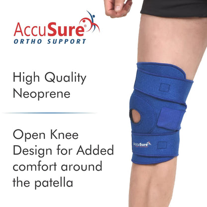 AccuSure K1 open patella knee support