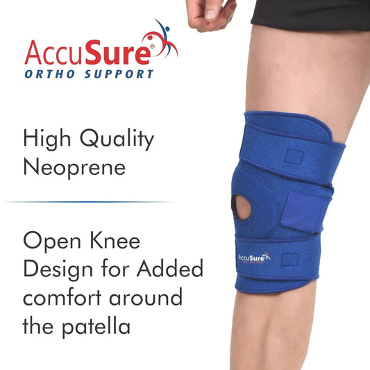 AccuSure K1 open patella knee support