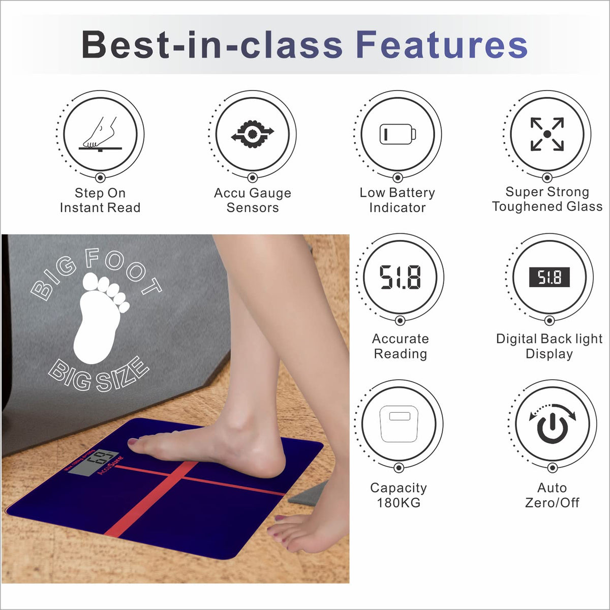 AccuSure SF-B18 digital weighing machine
