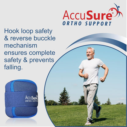 AccuSure exercise weight cuff for rehabilitation and muscle strengthening