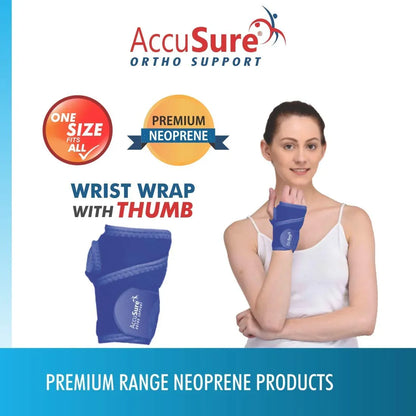 AccuSure unisex neoprene wrist support W2