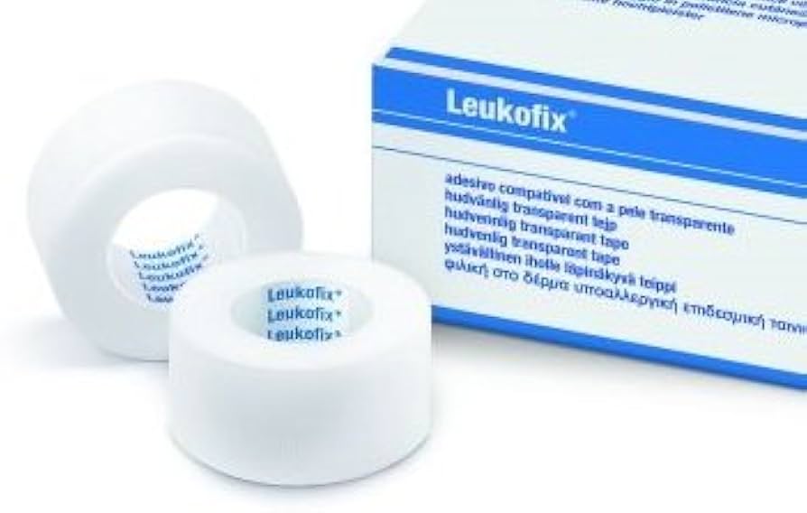 BSN Leukofix porous surgical tape PE 1.25 cm x 9.14 m pack of 24