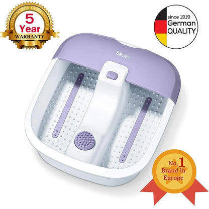 Beurer FB 12 foot bath with non-slip rubber feet and drainage outlet