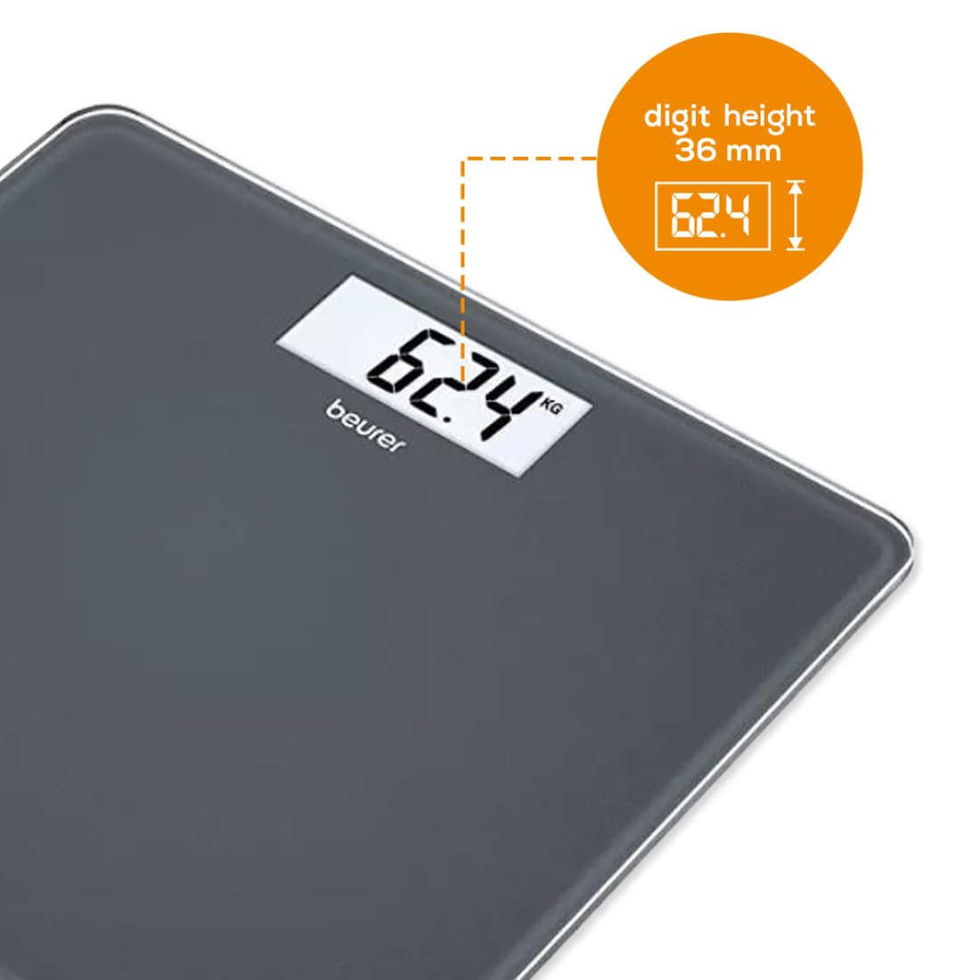 Beurer GS213 180 kg glass weighing scale