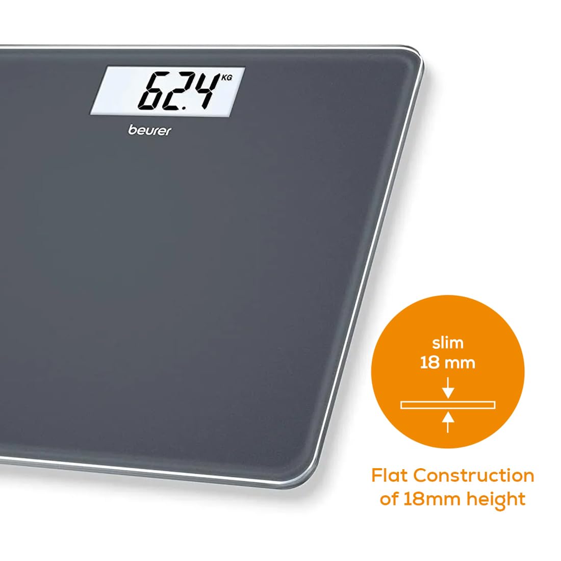 Beurer GS213 digital bathroom scale with LCD display
