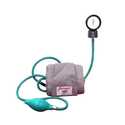 Diamond BPDL270 blood pressure apparatus with Velcro cuff and inflation bulb