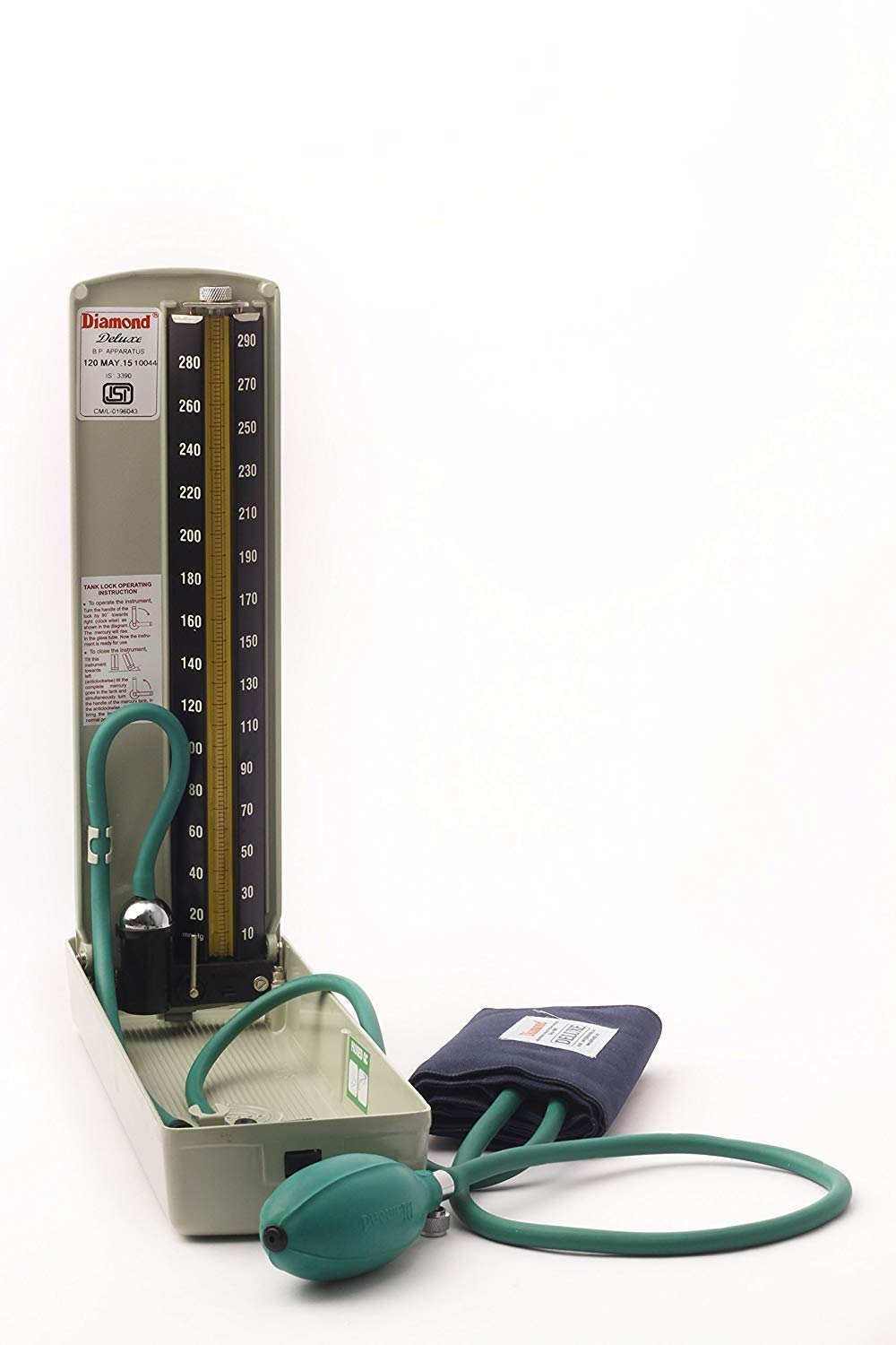 Diamond Mercury BP Apparatus Deluxe with professional cotton cuff