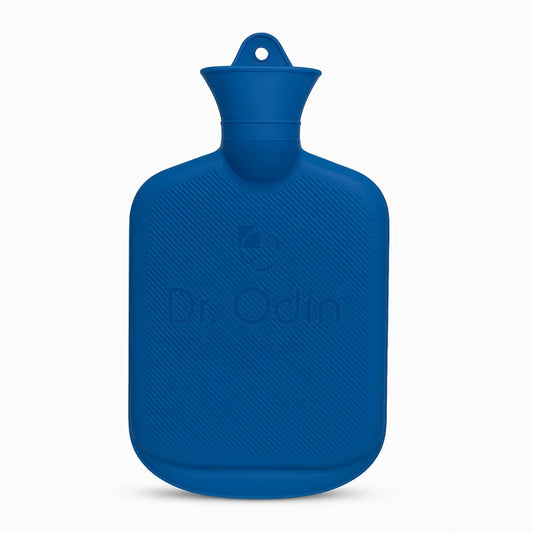 Dr. Odin 1.75L dark blue rubber hot water bottle