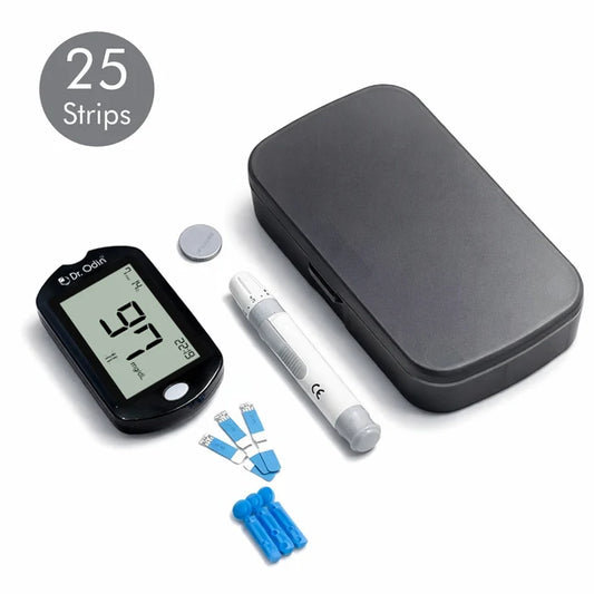 Dr. Odin AC-307 GDH-FAD Blood Glucose Meter Kit with 25 Test Strips