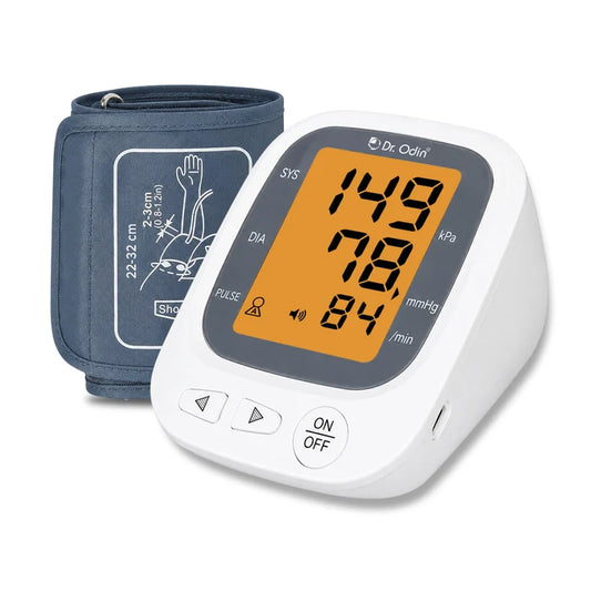 Dr. Odin JN-163B digital blood pressure monitor with upper arm cuff