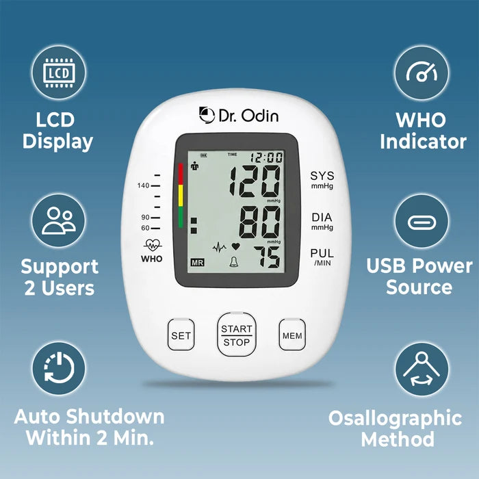 Dr. Odin OBP104 BP monitor with Type-C power support