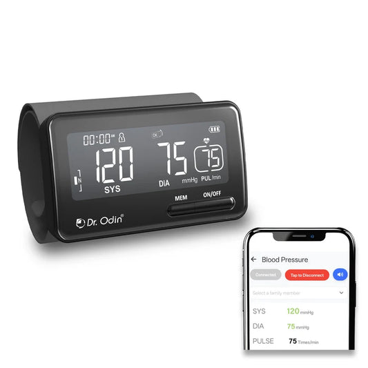 Dr. Odin OBP201BT smart digital blood pressure monitor with large display