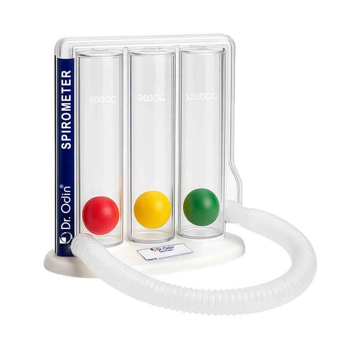 Dr. Odin OLE101 3-Ball Incentive Spirometer for Deep Breathing Exercises