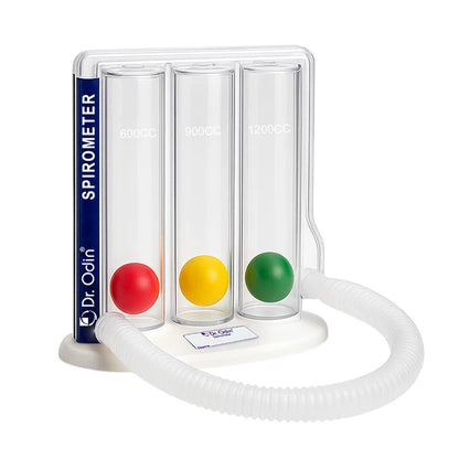 Dr. Odin OLE101 3-Ball Incentive Spirometer for Deep Breathing Exercises