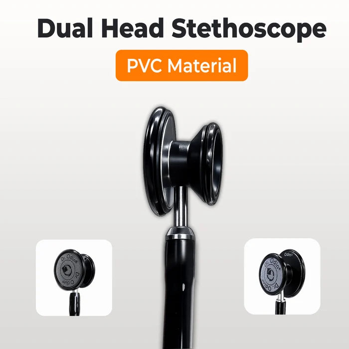 Dr. Odin OST005 black dual head stethoscope