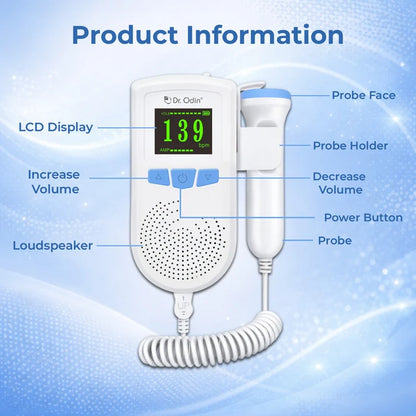Dr Odin Fetal Doppler with Built-In Speaker