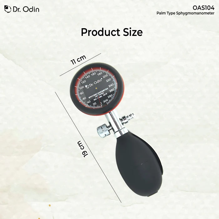 Dr Odin OAS104 manual blood pressure machine with stethoscope for home and clinic use