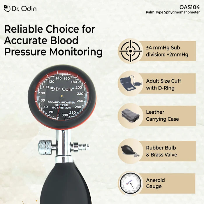 Dr Odin OAS104 sphygmomanometer with OST005 stethoscope