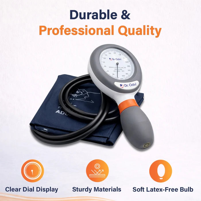 Dr Odin OAS106 large dial aneroid sphygmomanometer