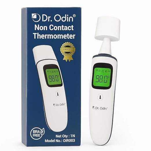 Dr Odin OIR003 non contact infrared thermometer for forehead and ear
